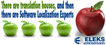 ELEKS Localization - a Localization AND Software Engineering firm that can help